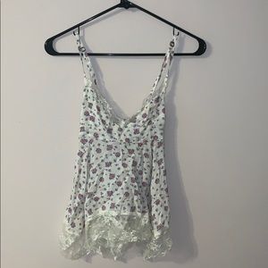 Floral tank top
